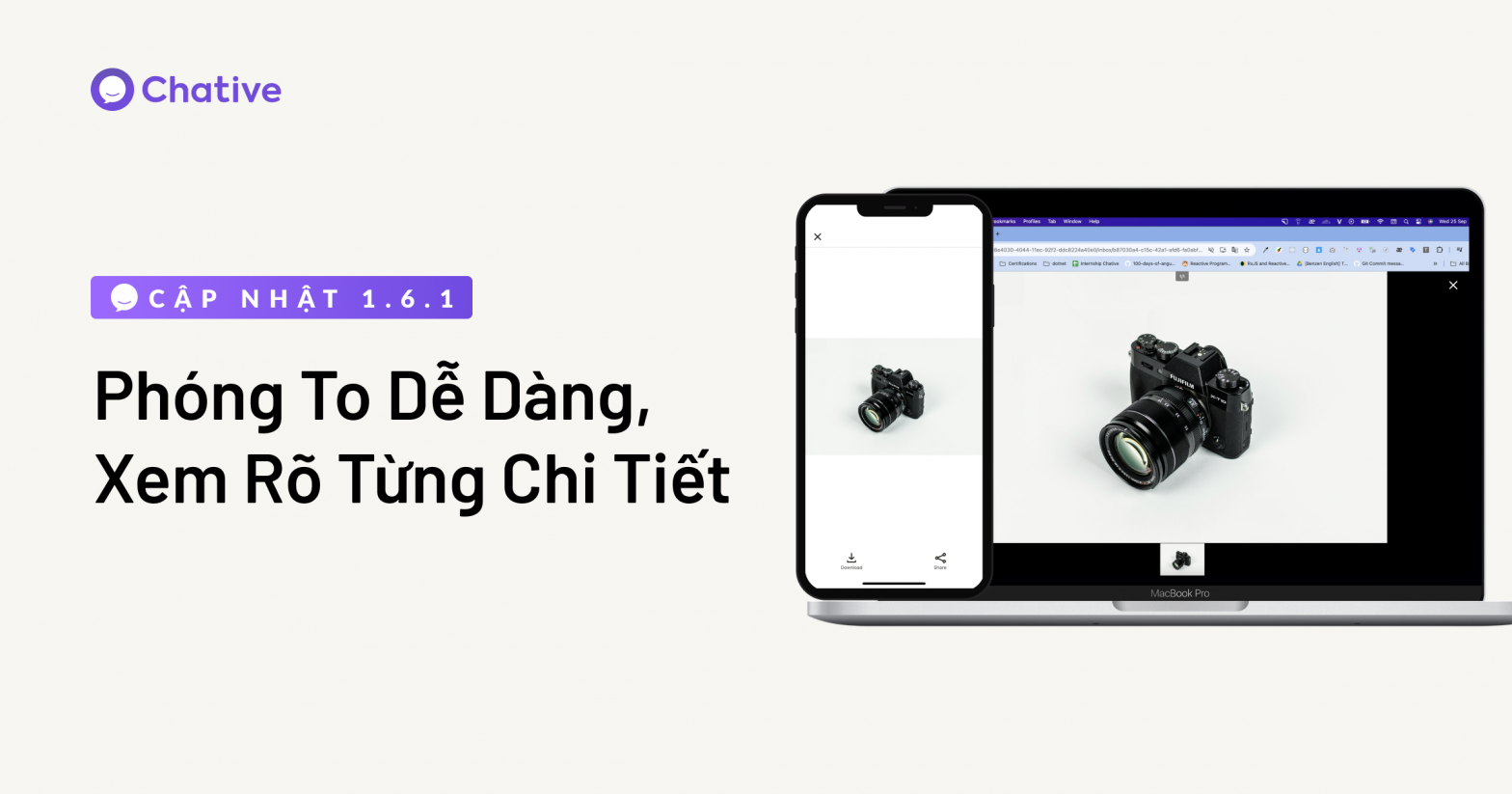 Phóng to hình ảnh, sửa lỗi nhắn tin trên Messenger và ZaloOA