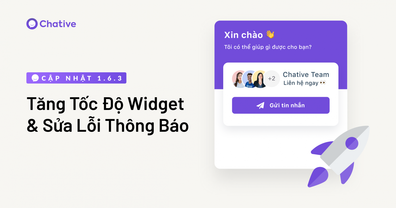 Tăng Tốc Độ Tải Chat Widget và Sửa Lỗi Thông Báo Tin Nhắn