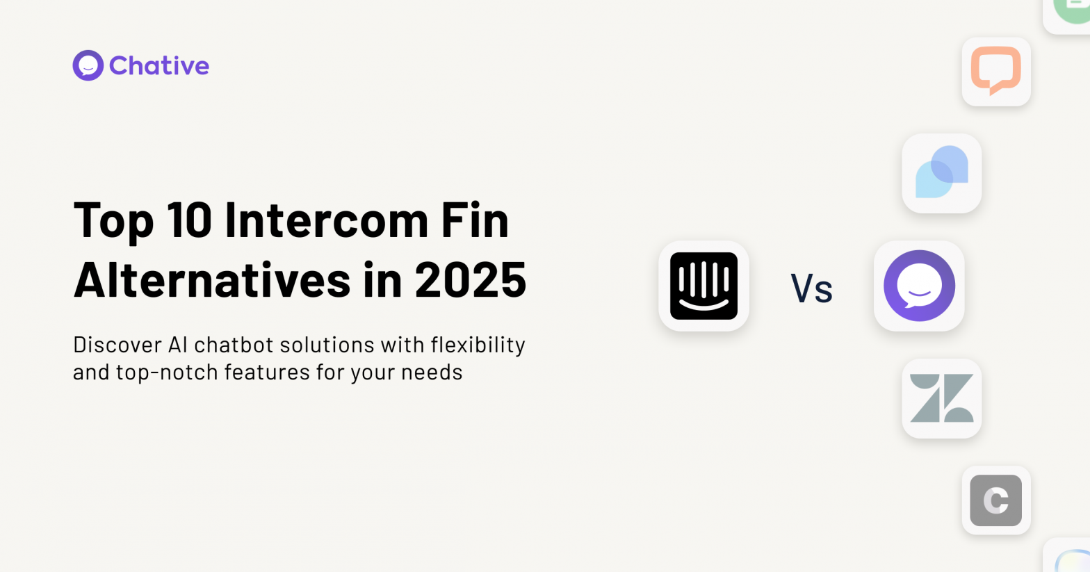 Top 10 Intercom Fin Alternatives for Customer Support in 2025