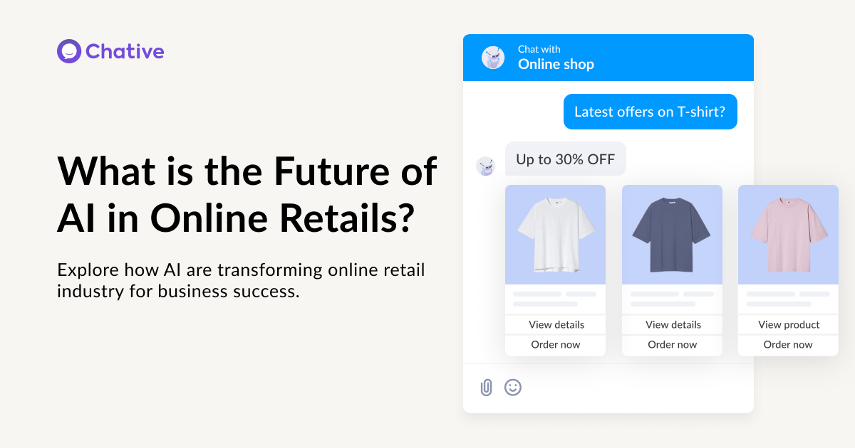 What is the future of AI in online retails?