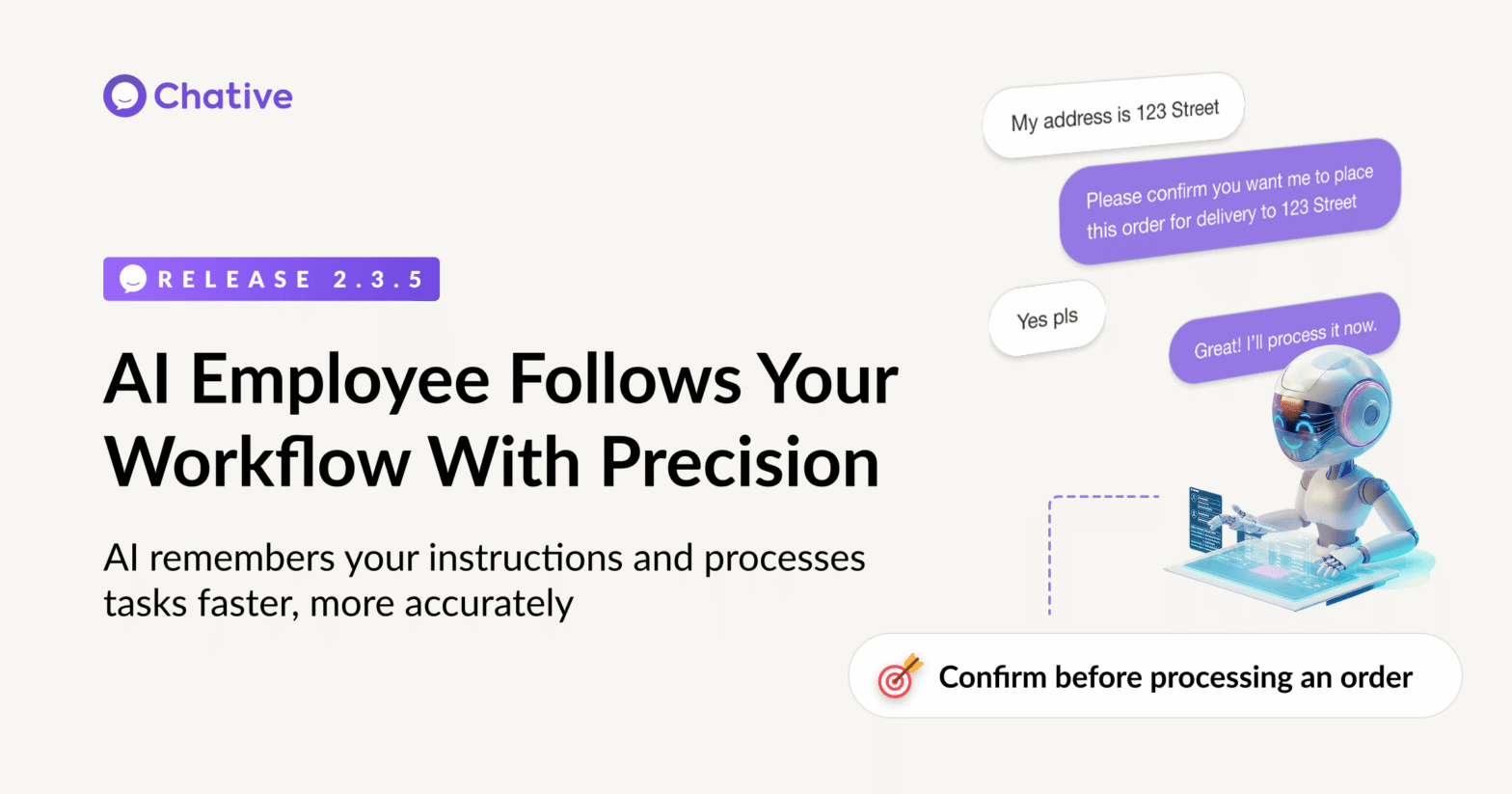 Release 2.3.5: AI Employee Follows Your Workflow With Precision